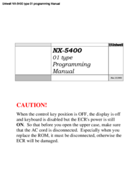 Casio PX-700 Handbook