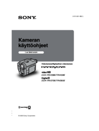 Sony DSC-R1 User Manual
