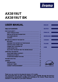 Vizio M801d-A3 User Manual