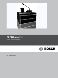 Bosch PR10E Specifications